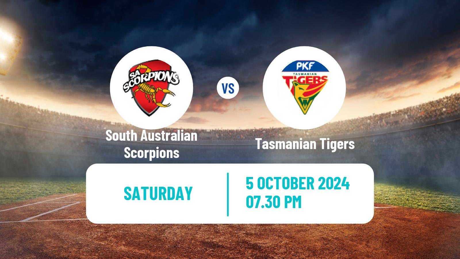 Cricket Australian National League Cricket Women South Australian Scorpions - Tasmanian Tigers