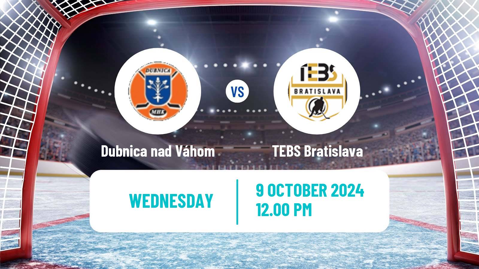 Hockey Slovak 1 Liga Hockey Dubnica nad Váhom - TEBS Bratislava