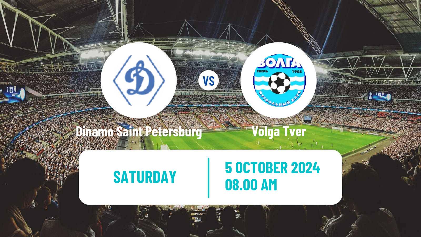 Soccer FNL 2 Division B Group 2 Dinamo Saint Petersburg - Volga Tver