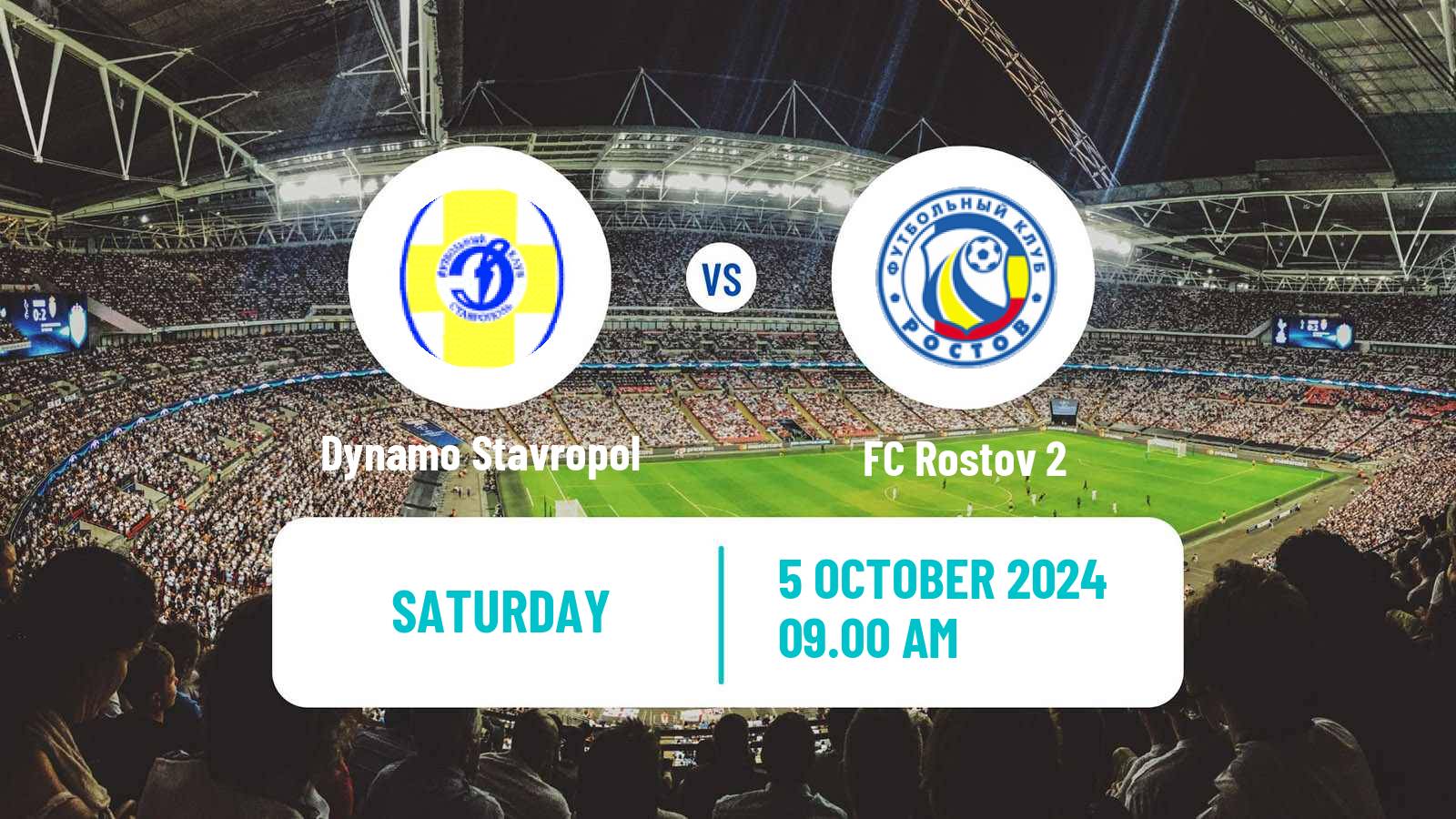 Soccer FNL 2 Division B Group 1 Dynamo Stavropol - Rostov 2