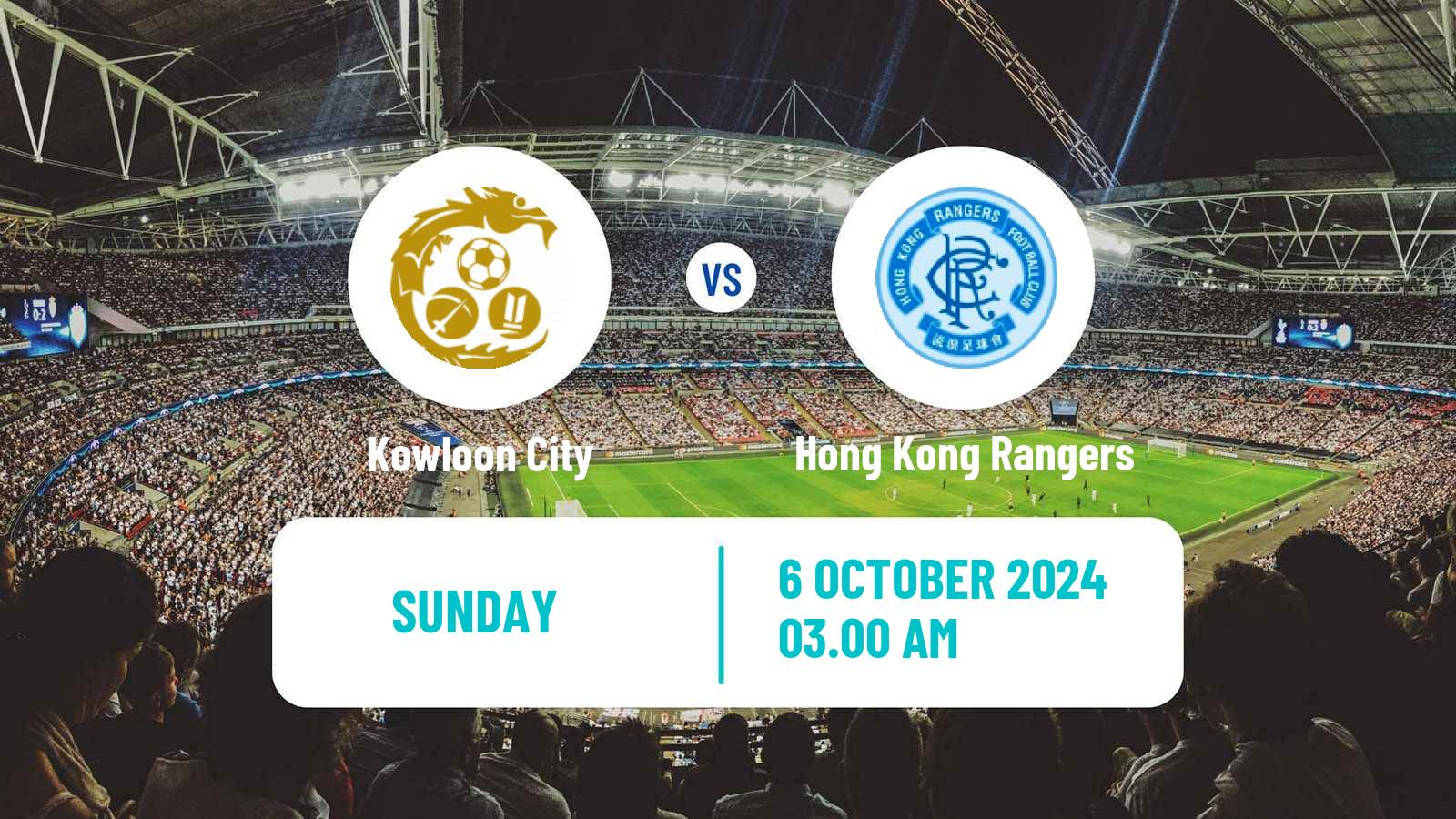 Soccer Hong Kong Premier League Kowloon City - Hong Kong Rangers