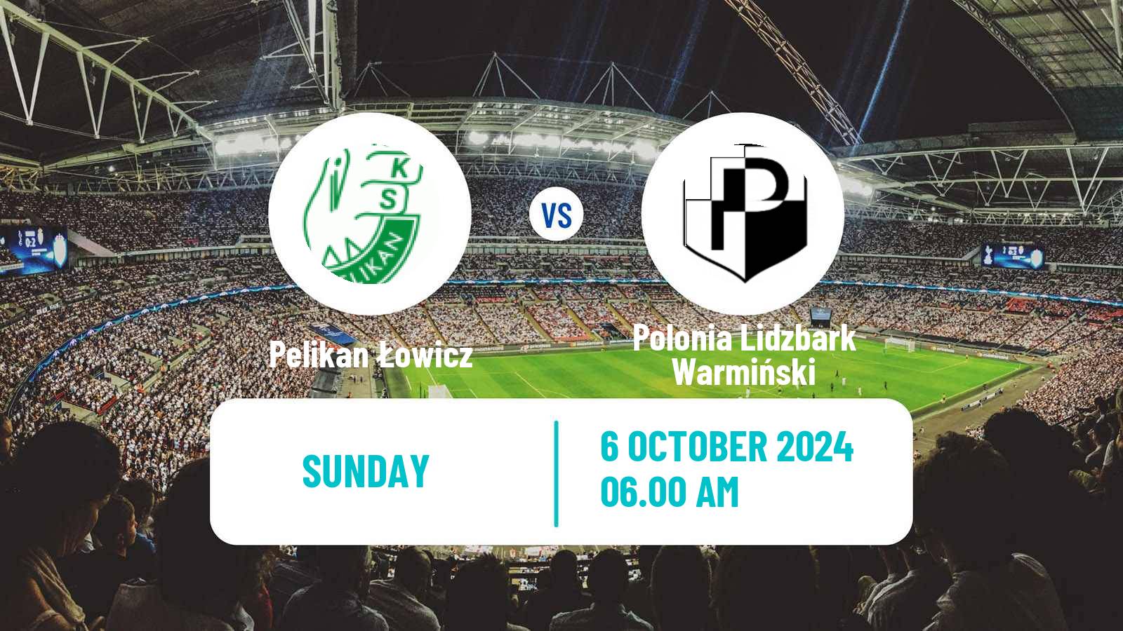 Soccer Polish Division 3 - Group I Pelikan Łowicz - Polonia Lidzbark Warmiński