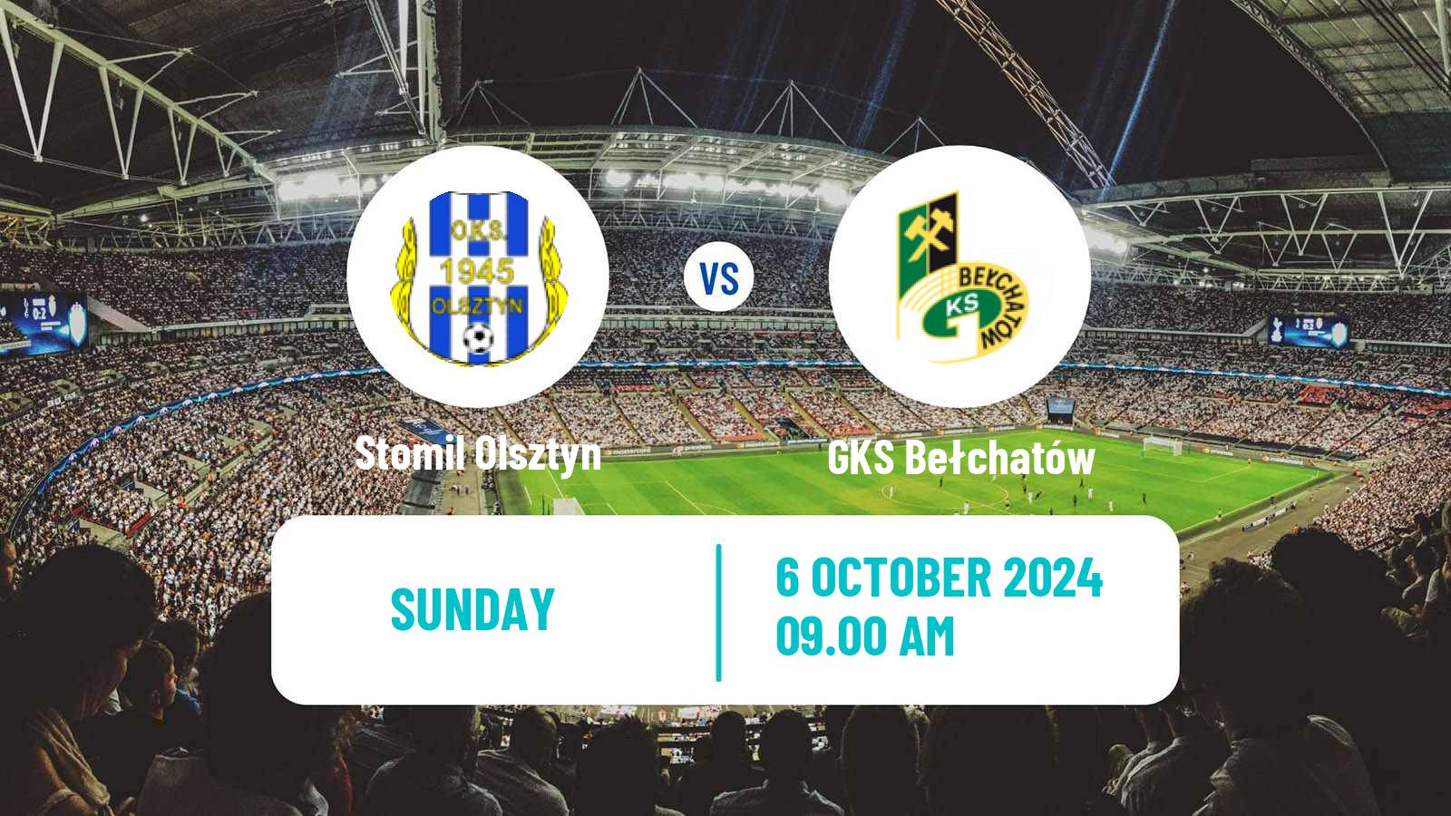 Soccer Polish Division 3 - Group I Stomil Olsztyn - GKS Bełchatów