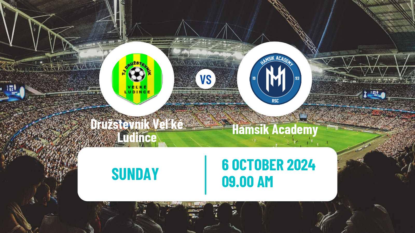 Soccer Slovak 3 Liga West Družstevník Veľké Ludince - Hamsik Academy