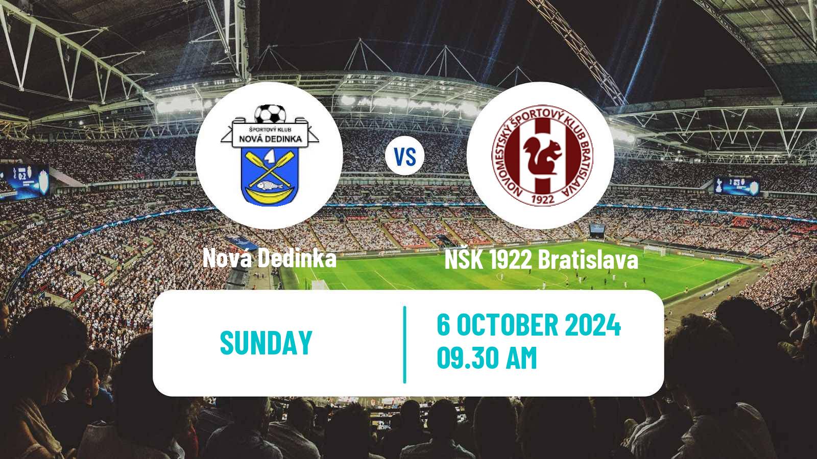 Soccer Slovak 4 Liga Bratislava Nová Dedinka - NŠK 1922 Bratislava