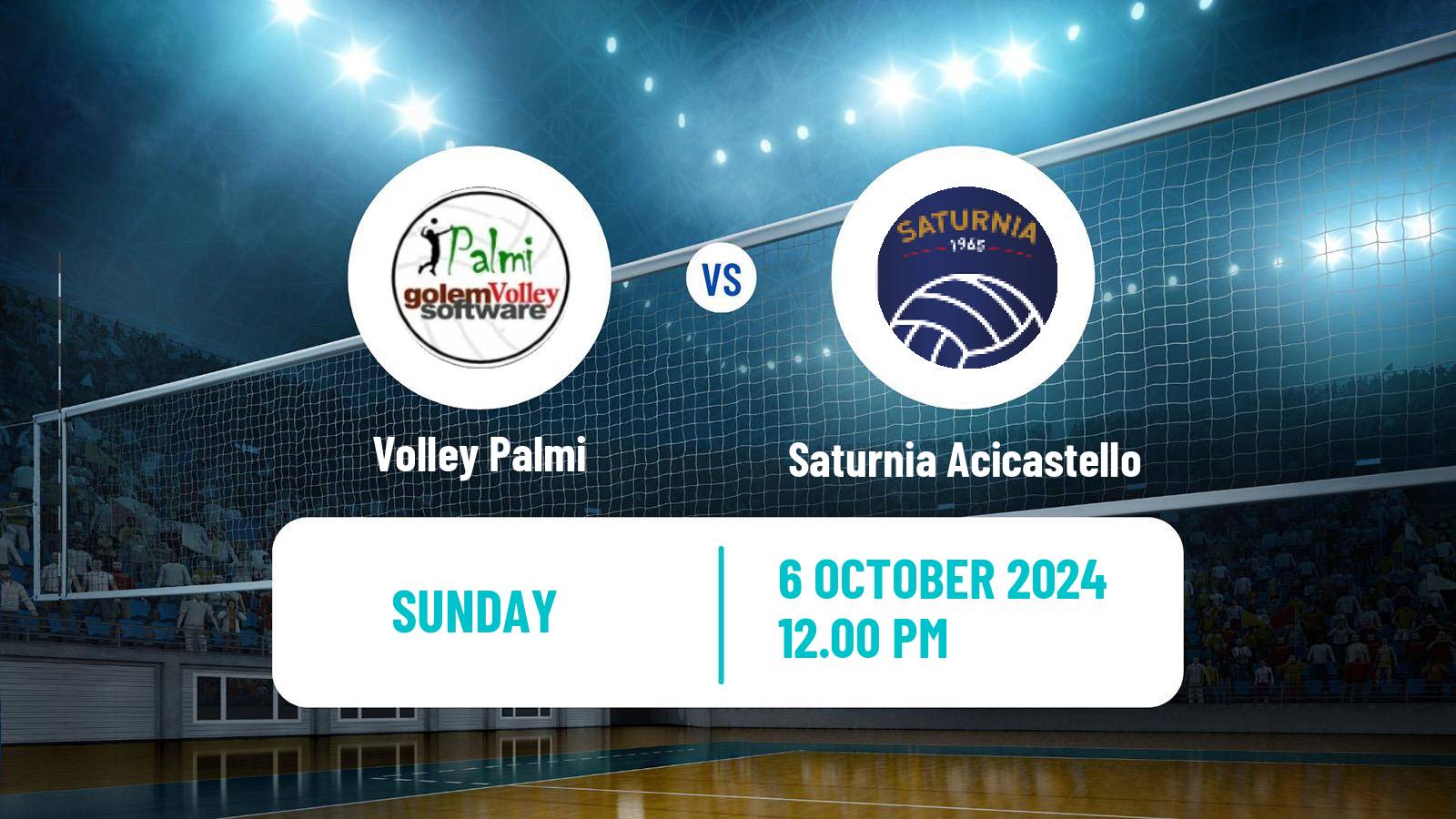 Volleyball Italian Serie A2 Volleyball Palmi - Saturnia Acicastello