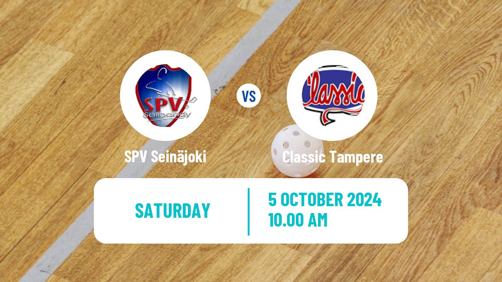 Floorball Finnish F-Liiga SPV Seinäjoki - Classic Tampere