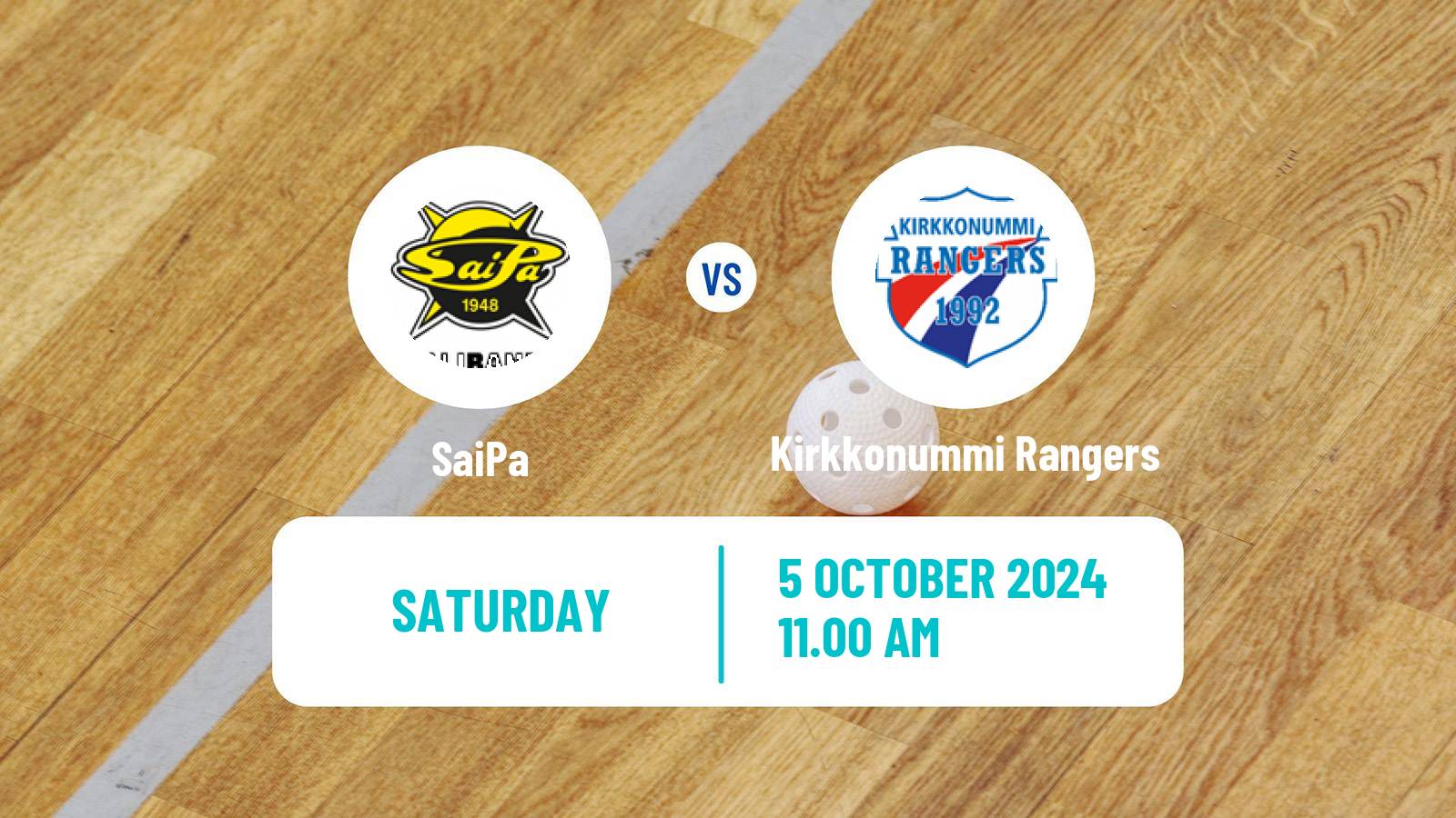 Floorball Finnish Divari SaiPa - Kirkkonummi Rangers