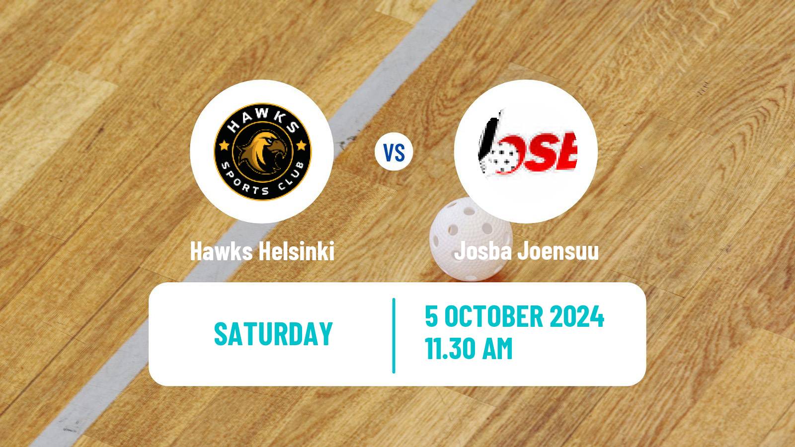 Floorball Finnish Divari Hawks Helsinki - Josba Joensuu