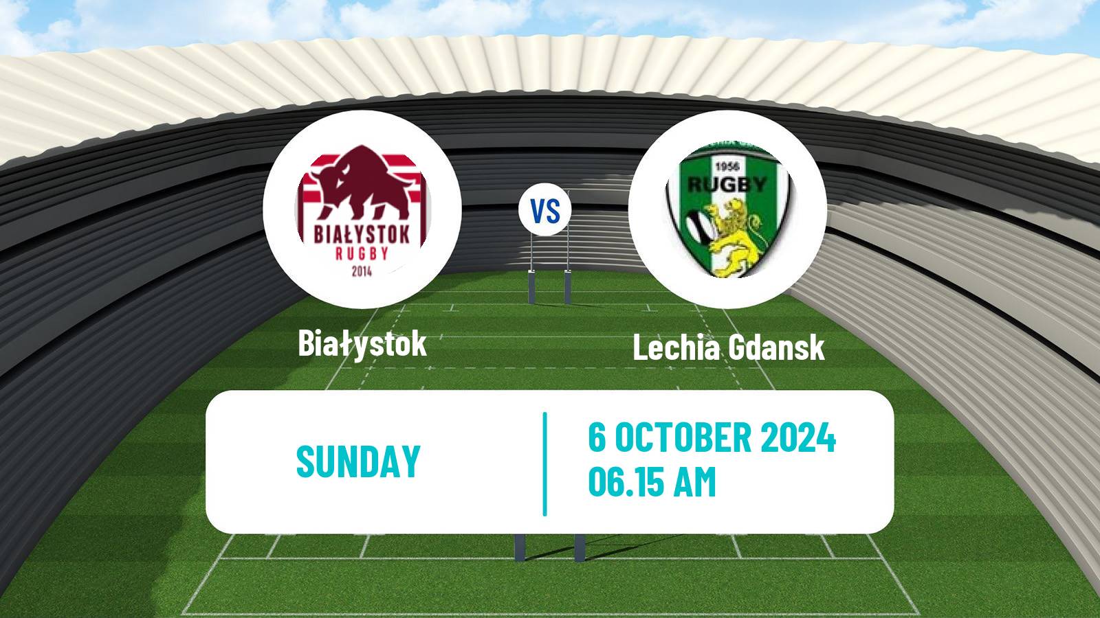 Rugby union Polish Ekstraliga Rugby Białystok - Lechia Gdansk