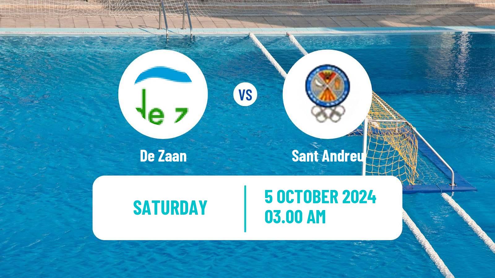 Water polo Champions League Water Polo Women De Zaan - Sant Andreu