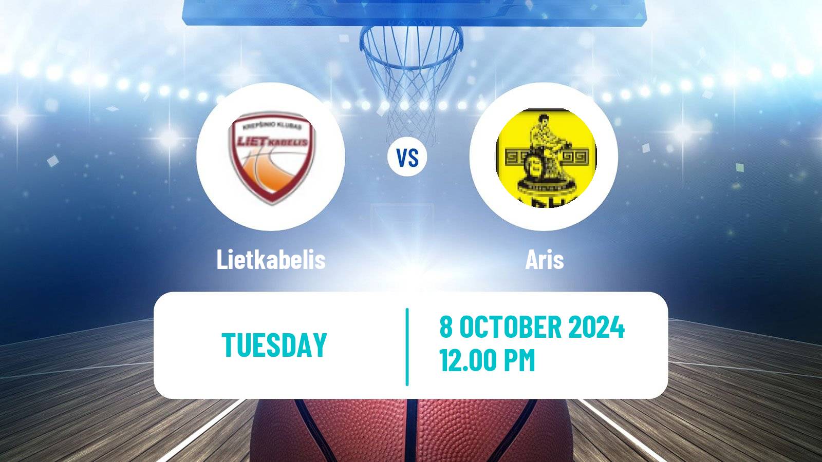 Basketball Eurocup Lietkabelis - Aris