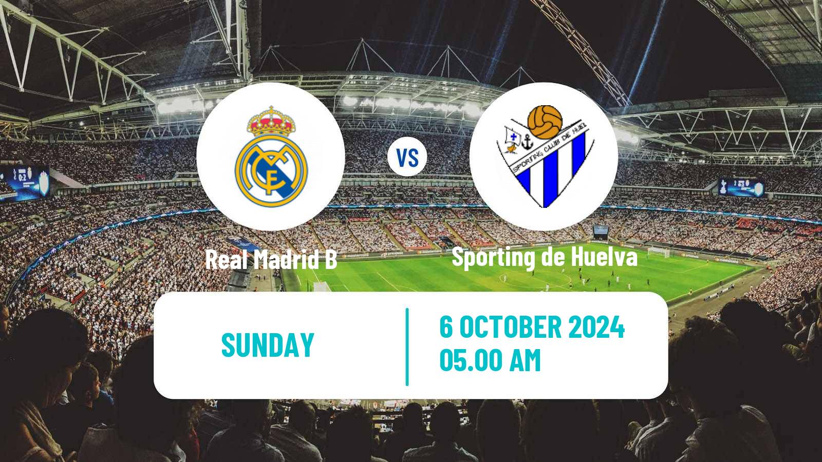 Soccer Spanish Primera Federacion Women Real Madrid B - Sporting de Huelva