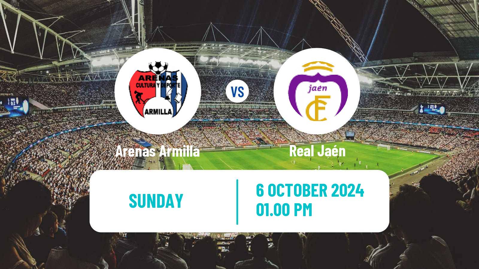 Soccer Spanish Tercera RFEF - Group 9 Arenas Armilla - Real Jaén