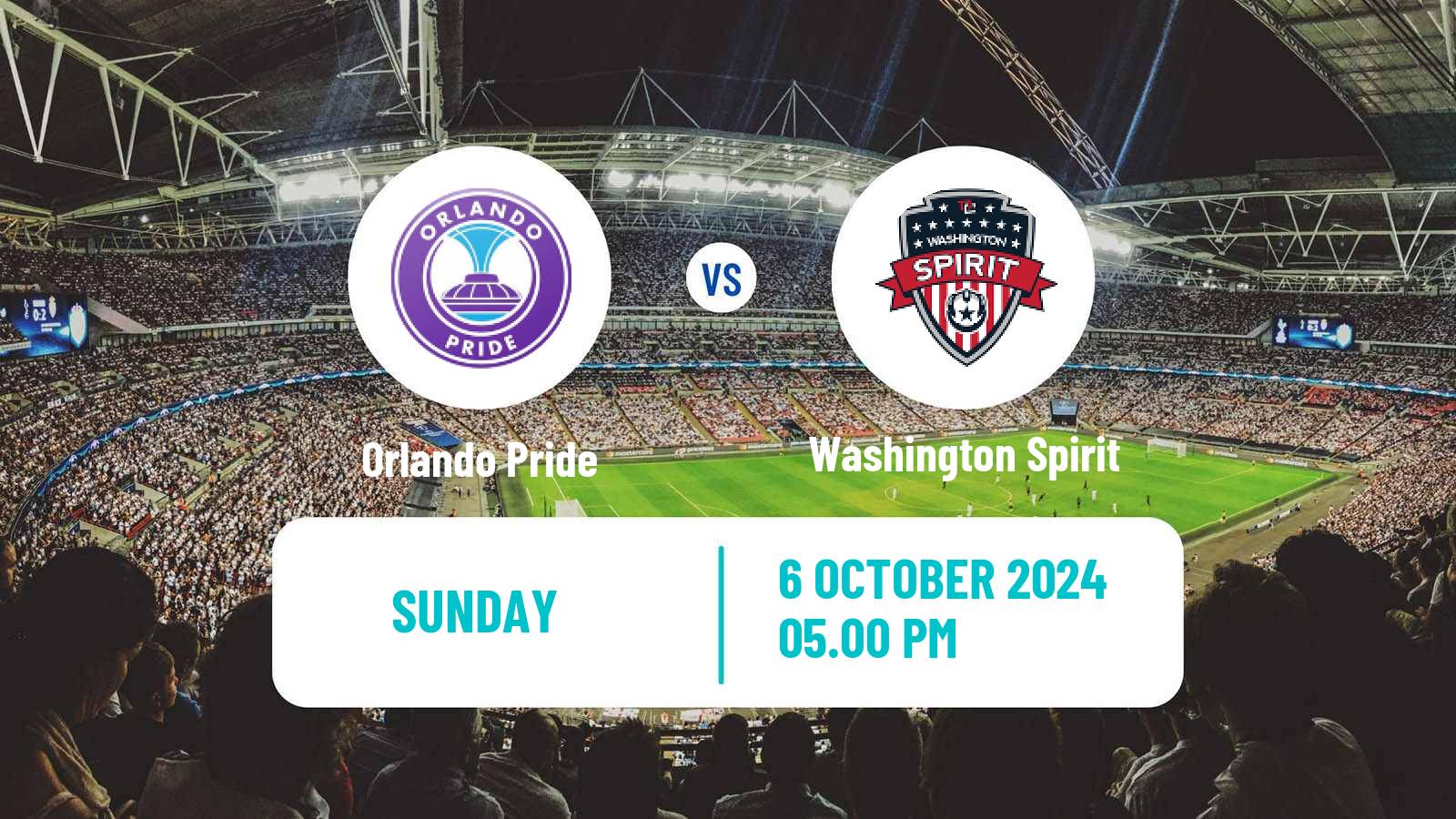 Soccer NWSL Orlando Pride - Washington Spirit