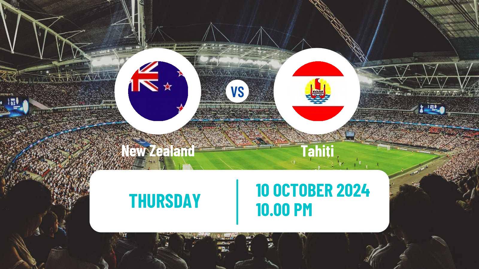 Soccer FIFA World Cup New Zealand - Tahiti