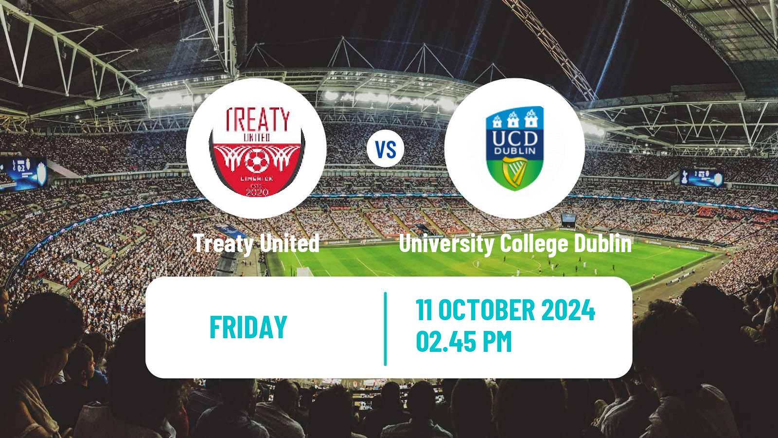 Soccer Irish Division 1 Treaty United - University College Dublin