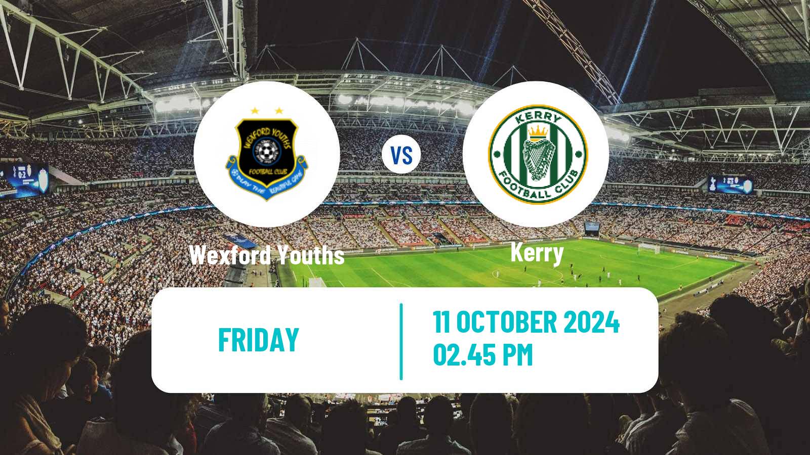 Soccer Irish Division 1 Wexford Youths - Kerry