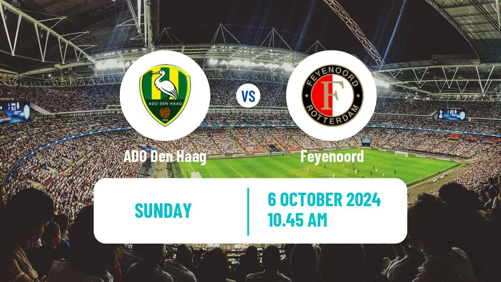 Soccer Dutch Eredivisie Women ADO Den Haag - Feyenoord