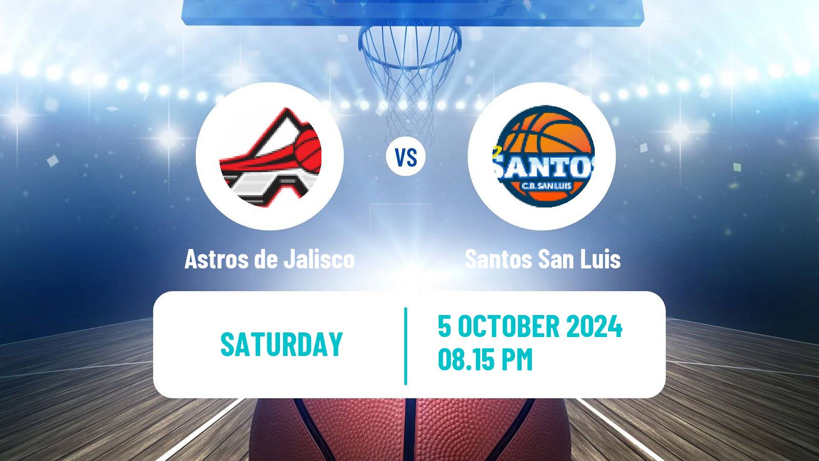 Basketball Mexican LNBP Astros de Jalisco - Santos San Luis