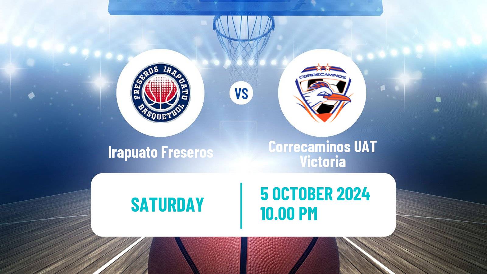 Basketball Mexican LNBP Irapuato Freseros - Correcaminos UAT Victoria