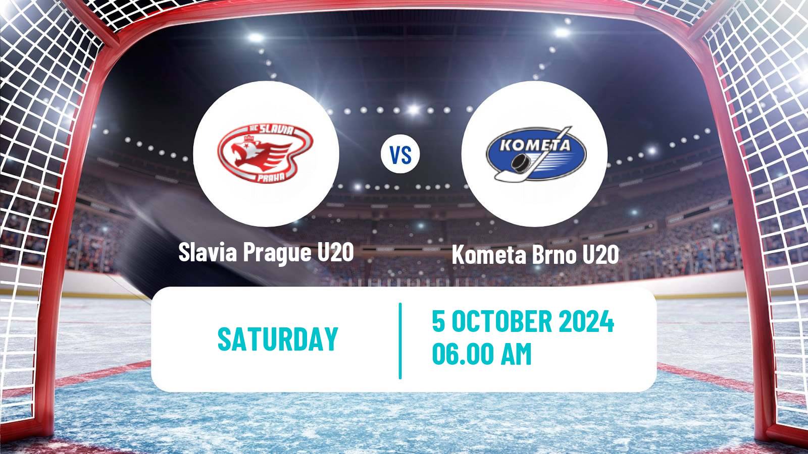 Hockey Czech ELJ Slavia Prague U20 - Kometa Brno U20