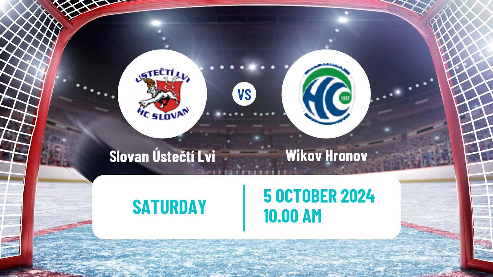 Hockey Czech 2 Liga Hockey West Slovan Ústečtí Lvi - Wikov Hronov