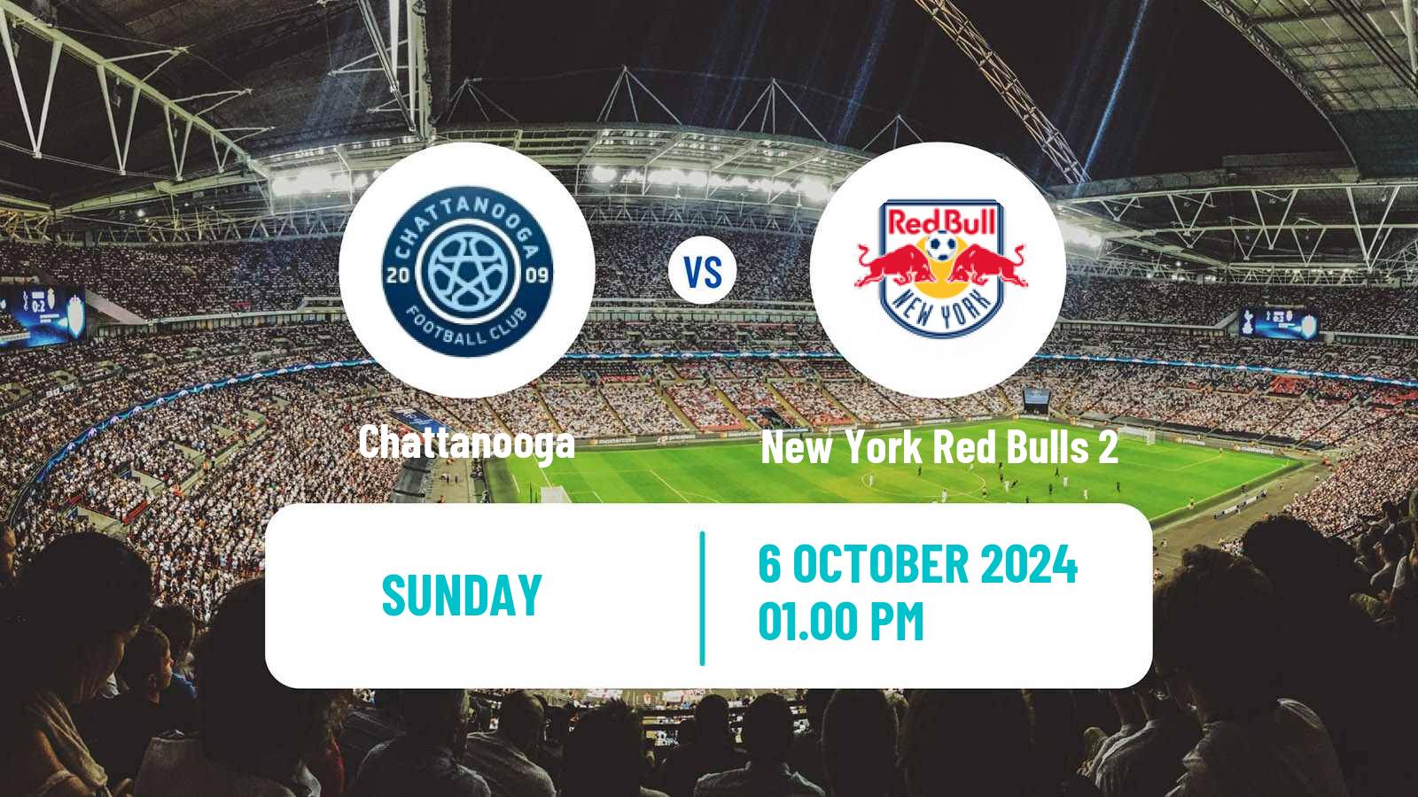 Soccer MLS Next Pro Chattanooga - New York Red Bulls 2