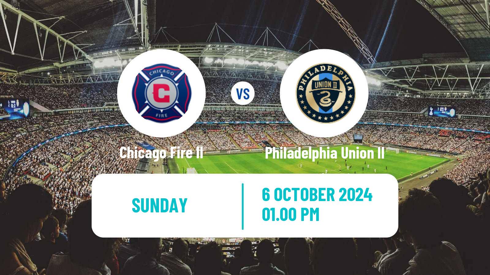 Soccer MLS Next Pro Chicago Fire II - Philadelphia Union II