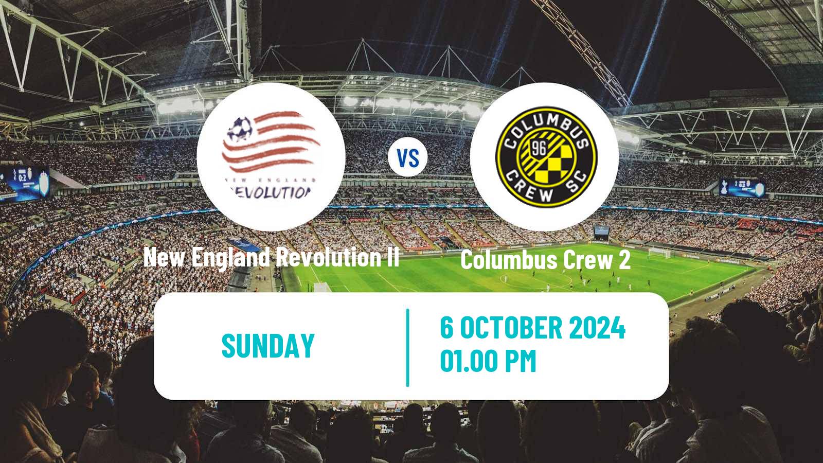 Soccer MLS Next Pro New England Revolution II - Columbus Crew 2