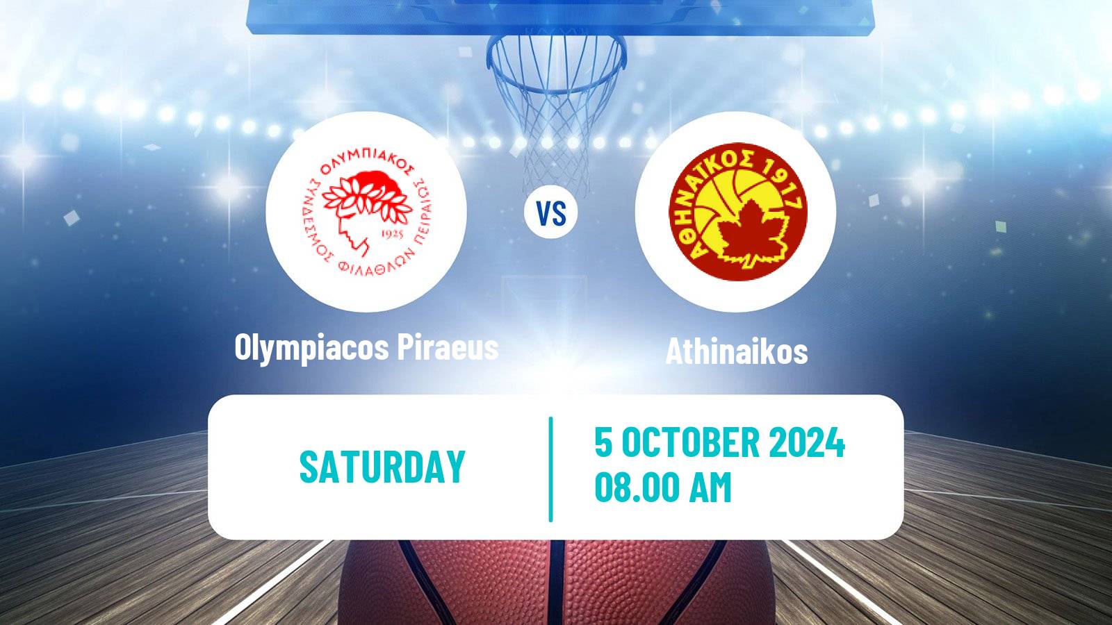 Basketball Greek Basket League A1 Women Olympiacos Piraeus - Athinaikos