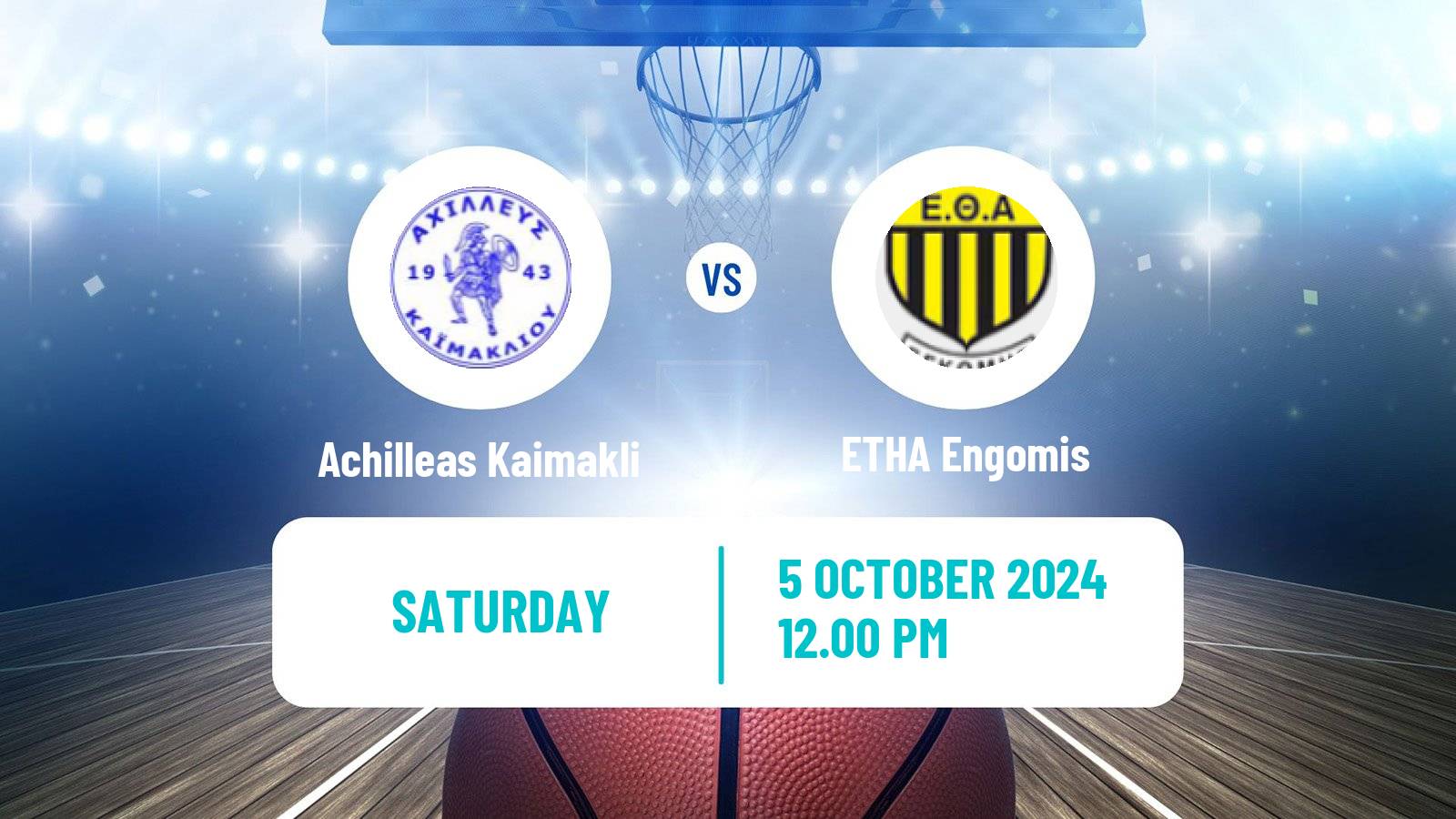 Basketball Club Friendly Basketball Achilleas Kaimakli - ETHA Engomis