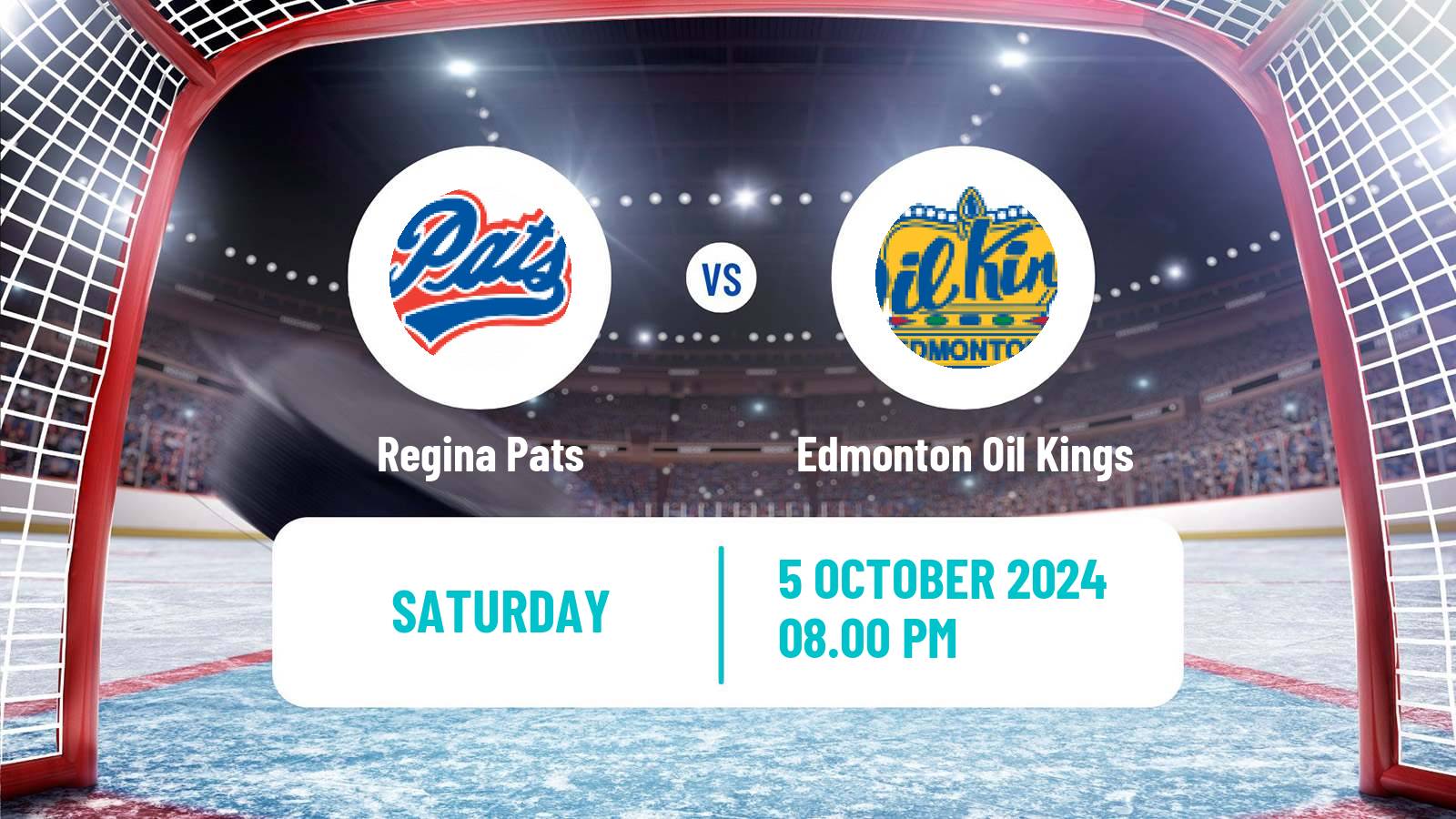 Hockey WHL Regina Pats - Edmonton Oil Kings