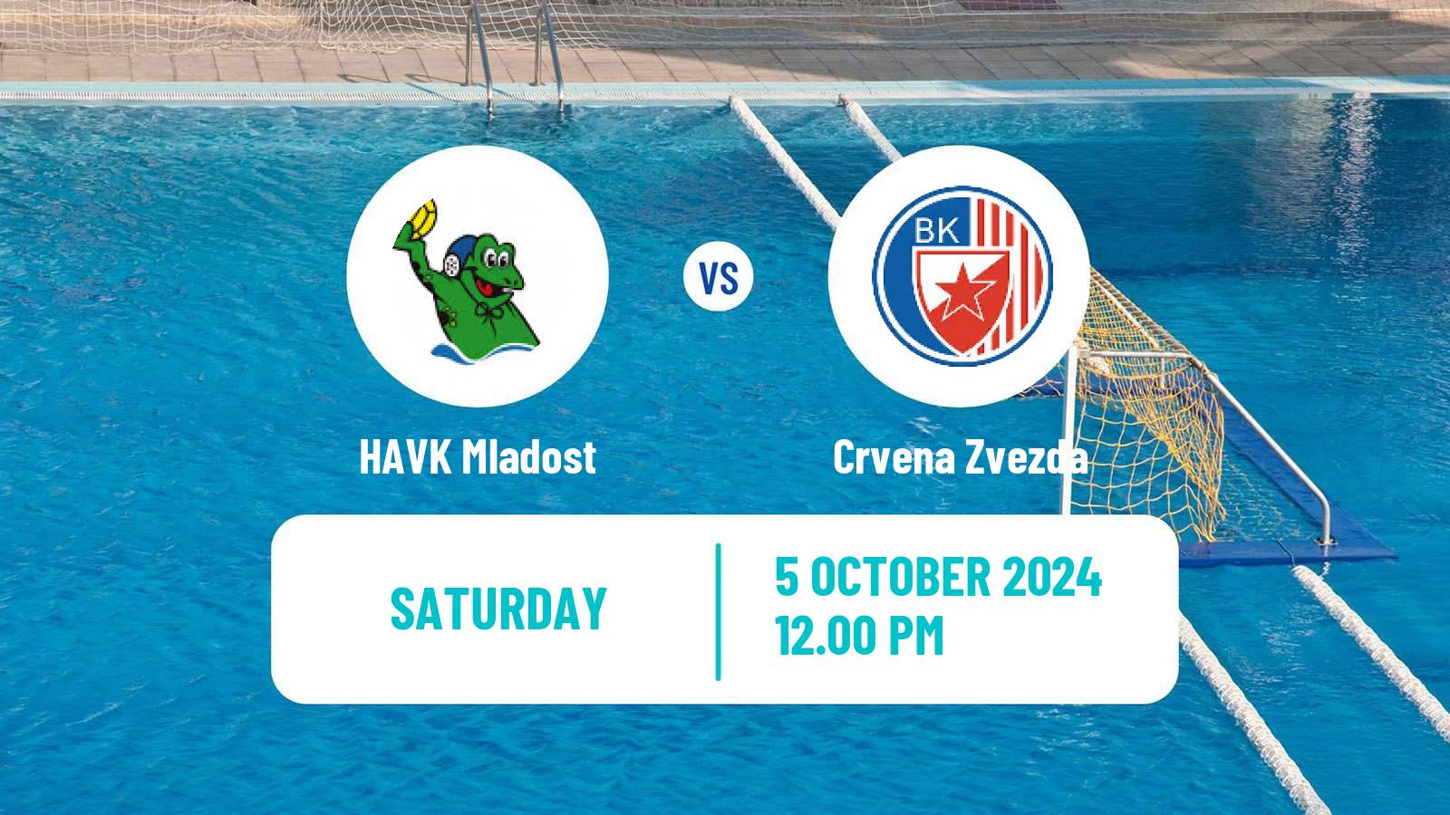 Water polo Regional League Water Polo HAVK Mladost - Crvena Zvezda