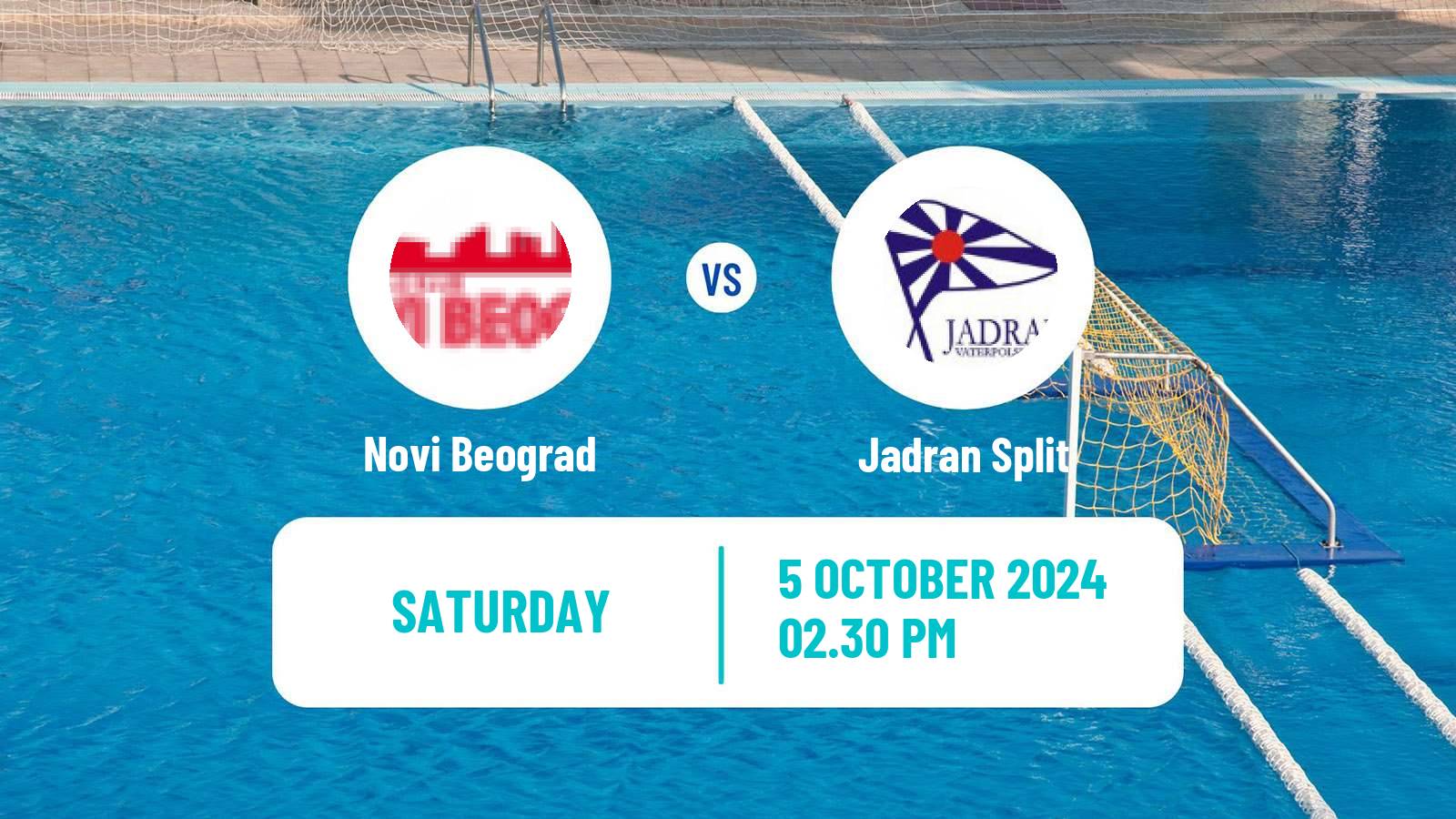 Water polo Regional League Water Polo Novi Beograd - Jadran Split