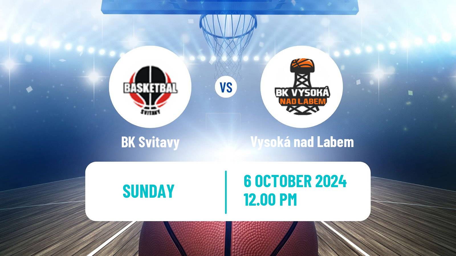 Basketball Czech 1 Liga Basketball Svitavy - Vysoká nad Labem