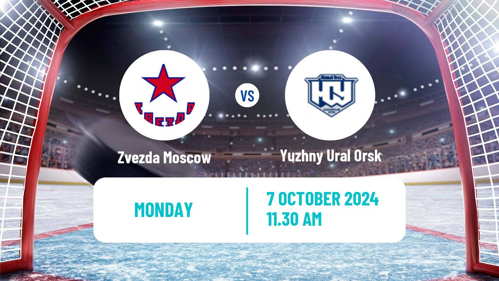 Hockey VHL Zvezda Moscow - Yuzhny Ural Orsk