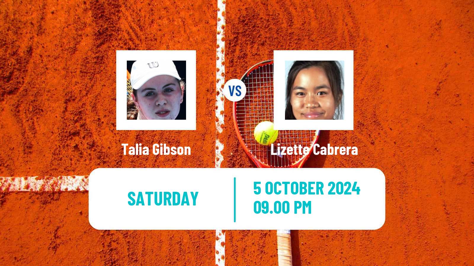 Tennis ITF W35 Cairns Women Talia Gibson - Lizette Cabrera