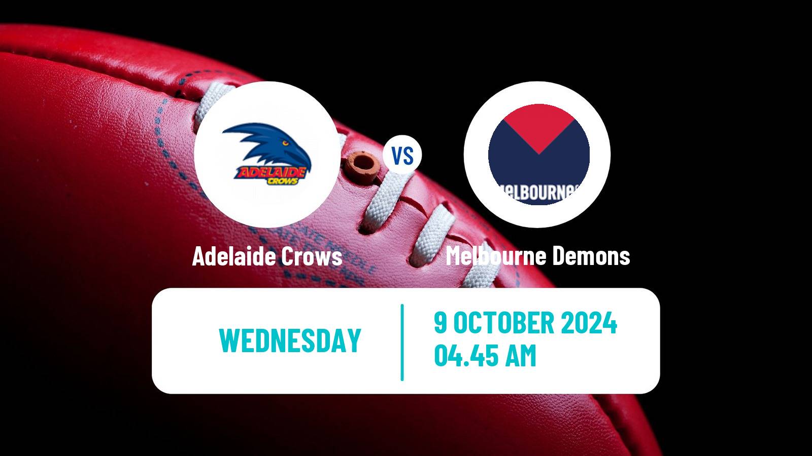 Aussie rules AFL Women Adelaide Crows - Melbourne Demons