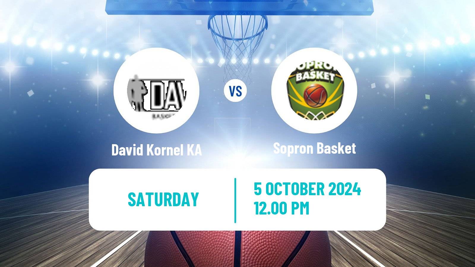 Basketball Hungarian NB I Basketball Women David Kornel KA - Sopron Basket