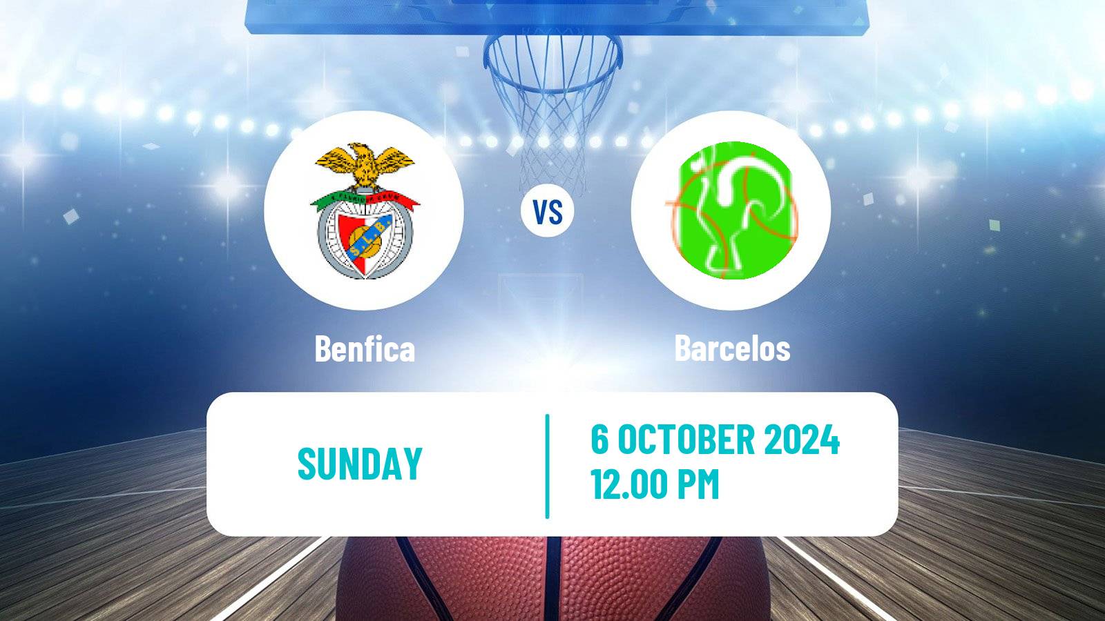 Basketball Portuguese LFB Benfica - Barcelos