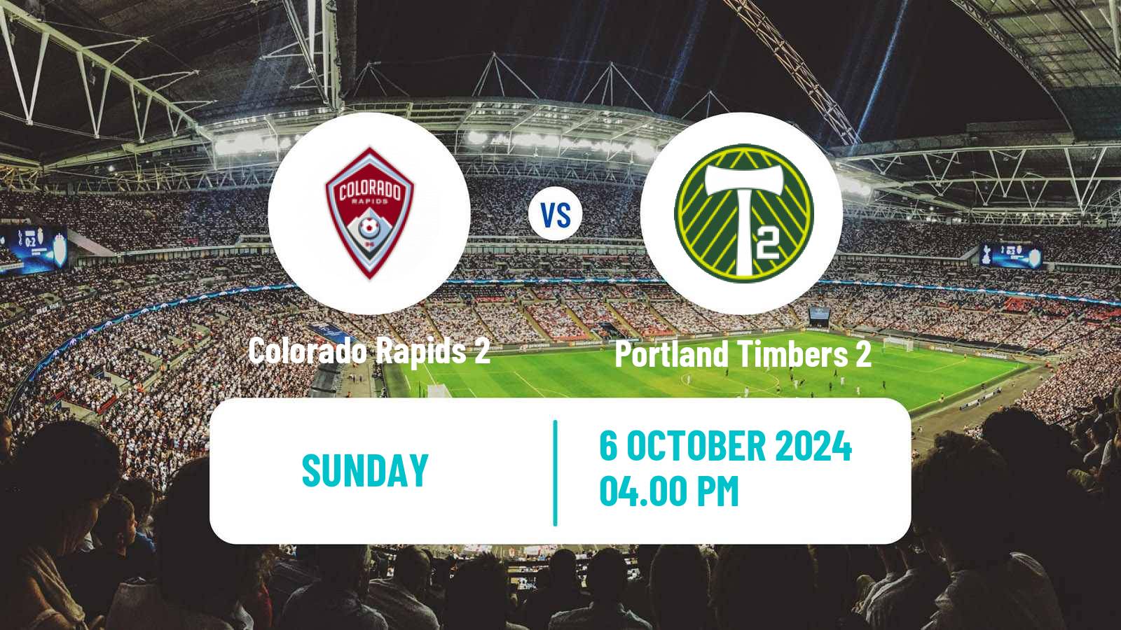 Soccer MLS Next Pro Colorado Rapids 2 - Portland Timbers 2