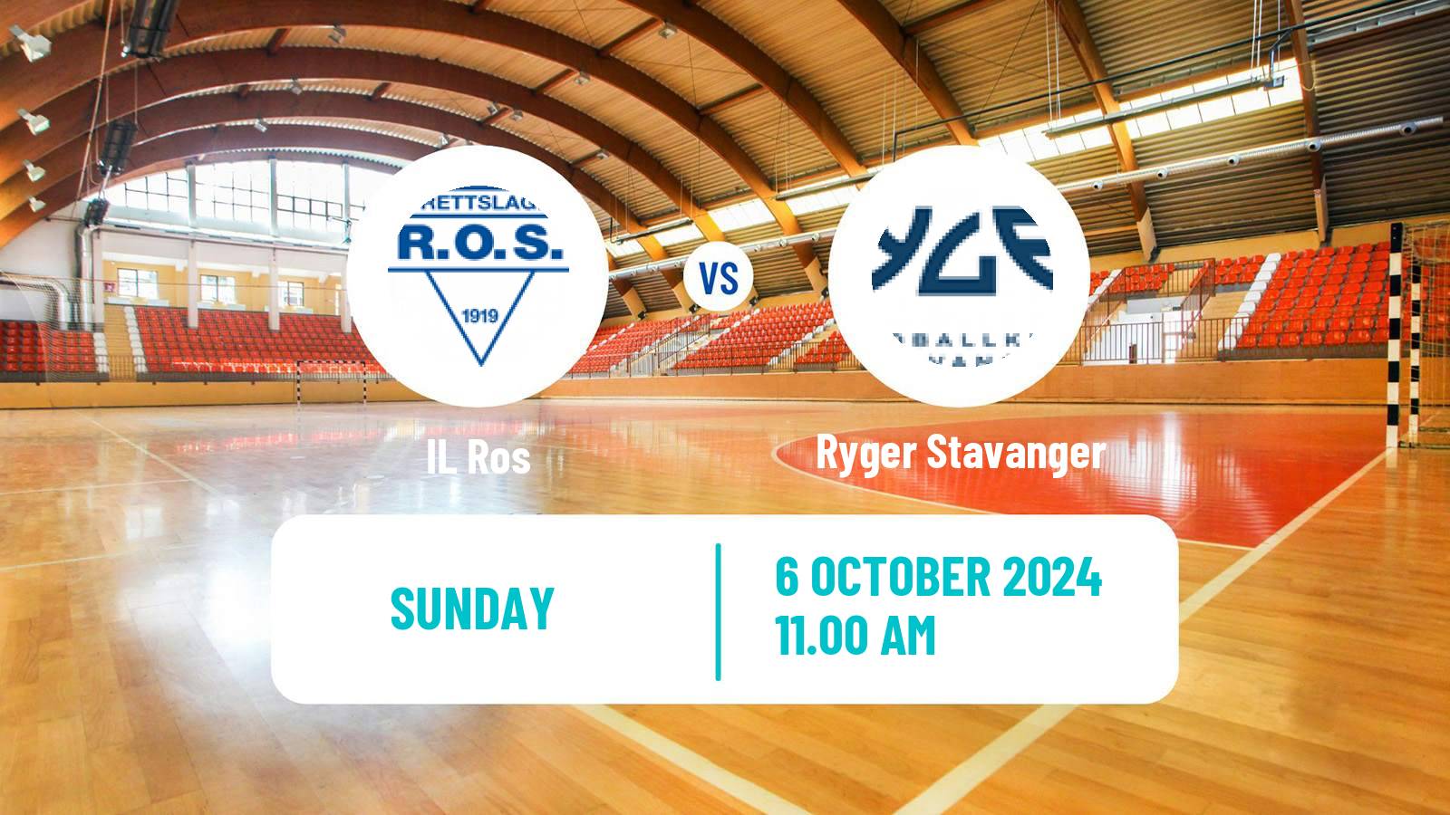 Handball Norwegian 1 Division Handball Ros - Ryger Stavanger