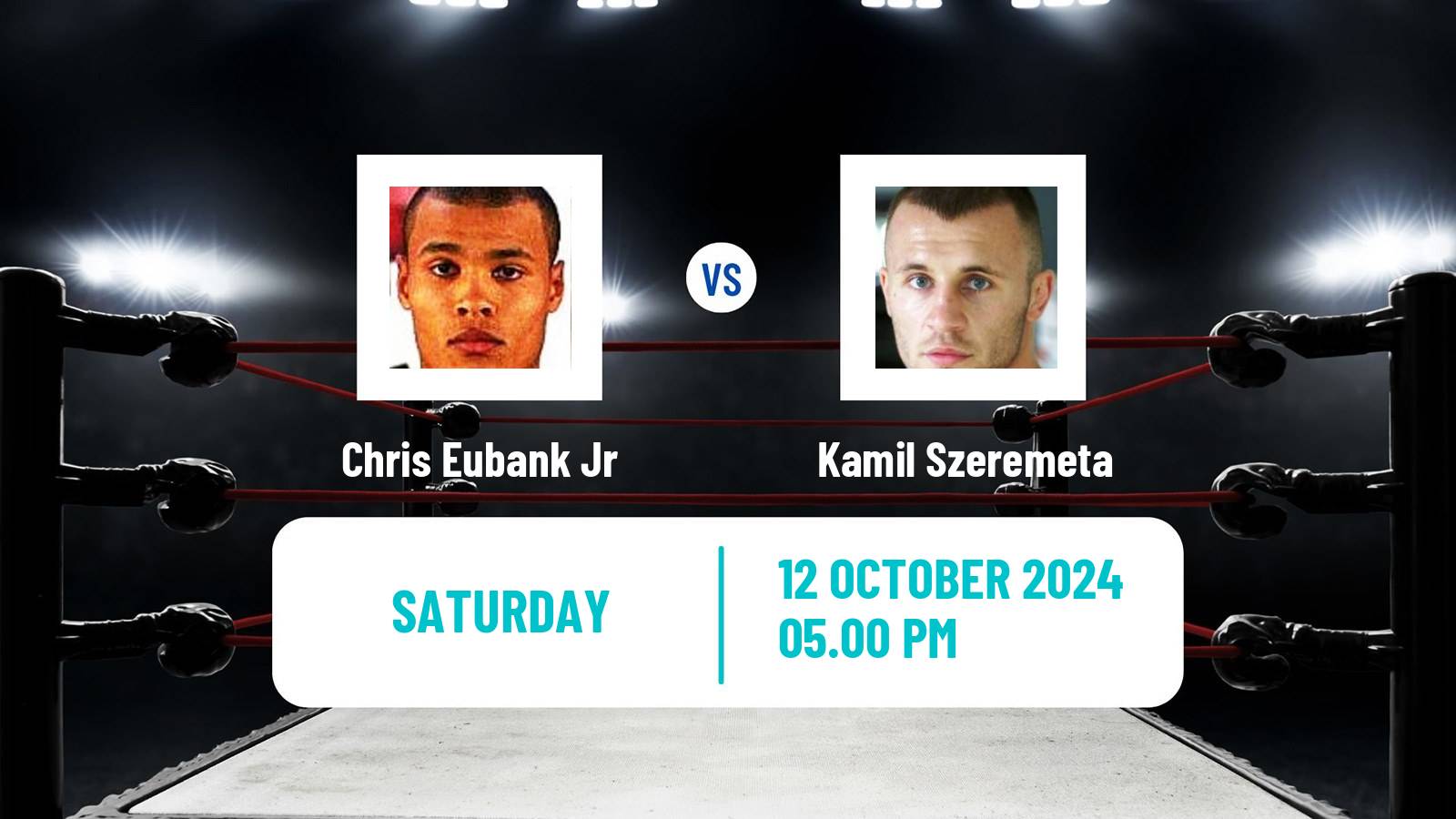 Boxing Middleweight Others Matches Men Chris Eubank Jr - Kamil Szeremeta