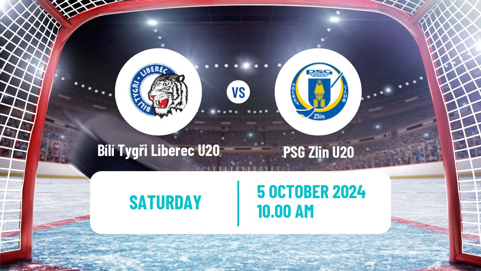 Hockey Czech ELJ Bílí Tygři Liberec U20 - Zlin U20