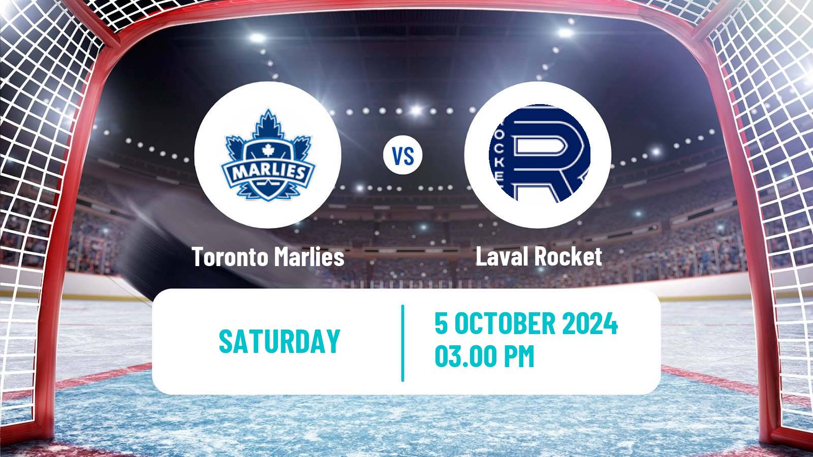 Hockey AHL Toronto Marlies - Laval Rocket