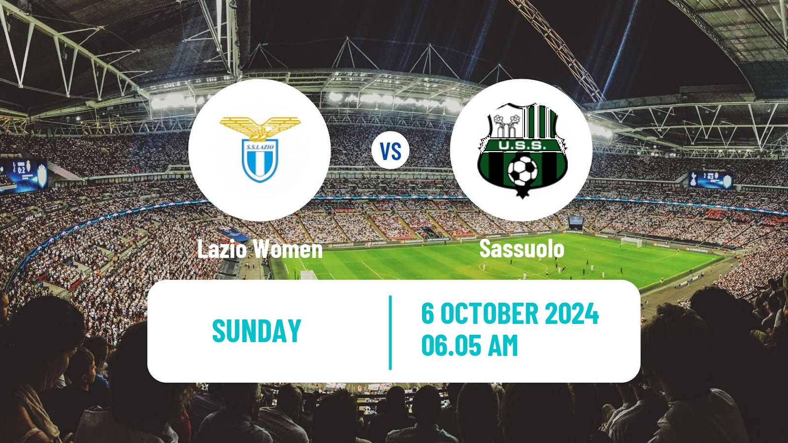 Soccer Italian Serie A Women Lazio - Sassuolo