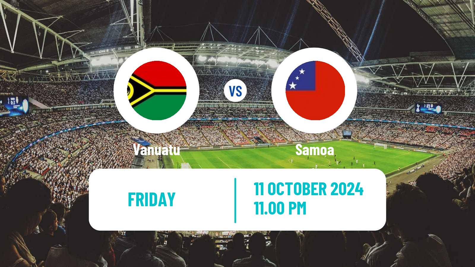 Soccer FIFA World Cup Vanuatu - Samoa