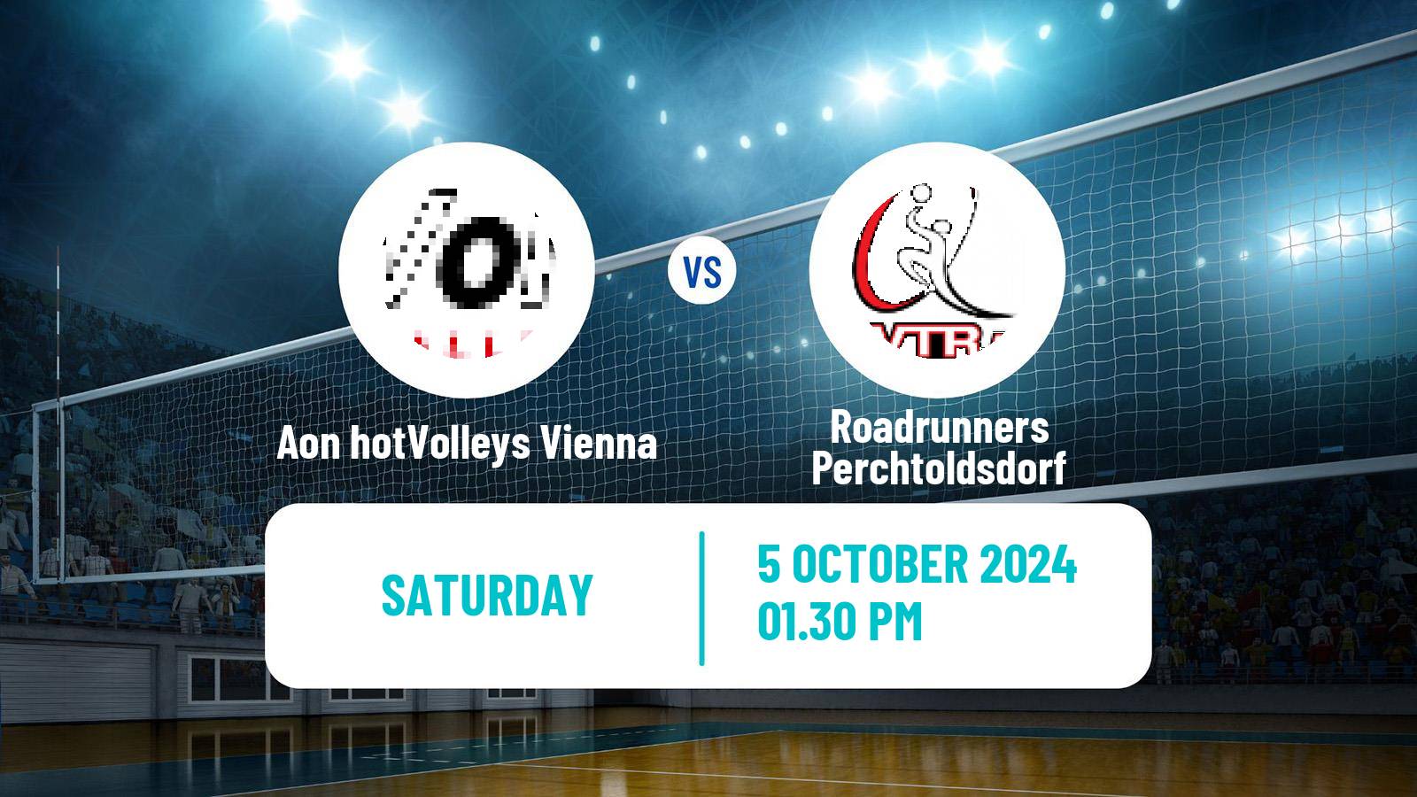 Volleyball Austrian 2 Bundesliga Volleyball Aon hotVolleys Vienna - Roadrunners Perchtoldsdorf