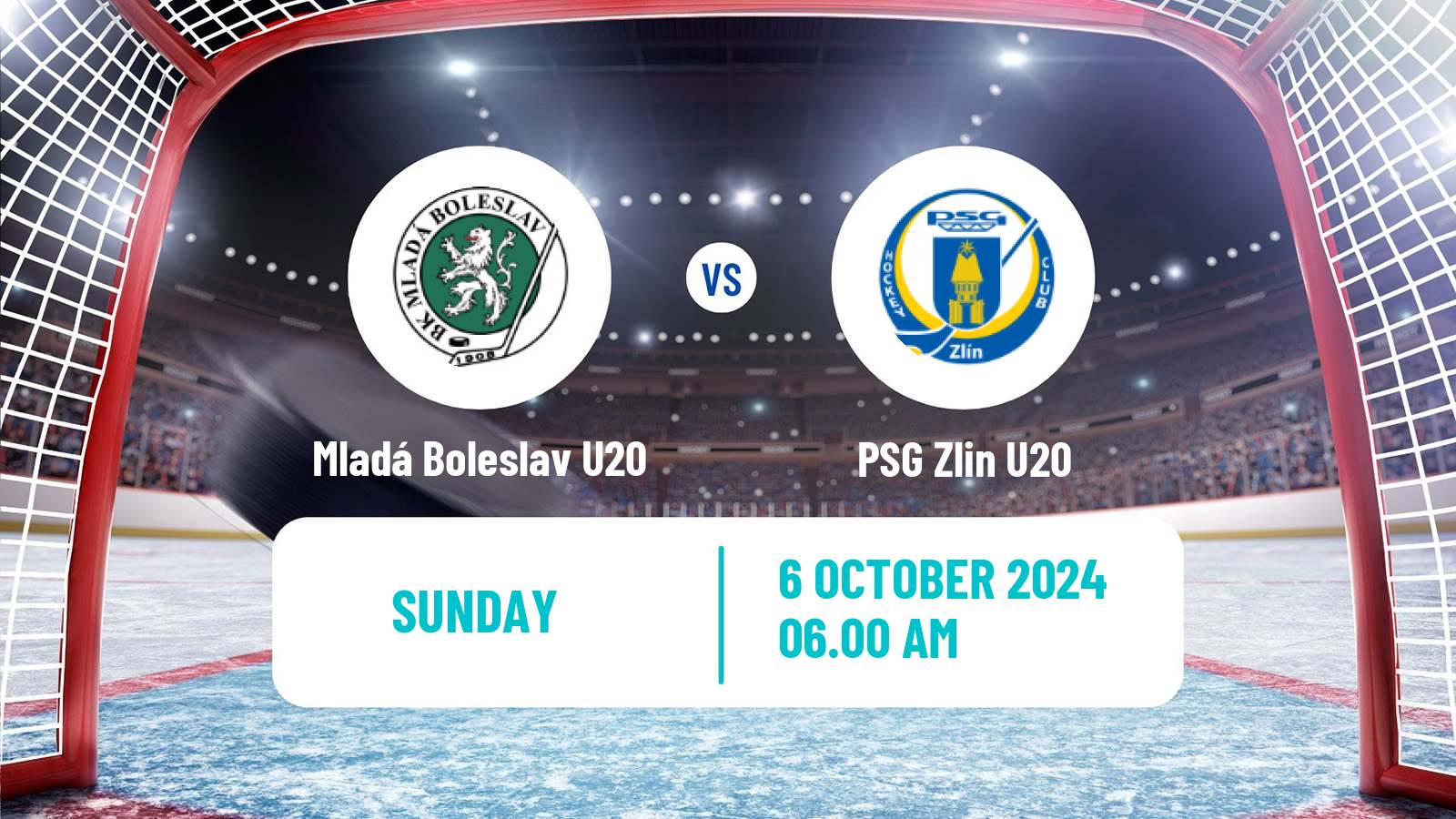 Hockey Czech ELJ Mladá Boleslav U20 - Zlin U20